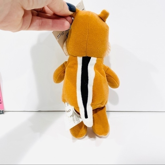 NWT Disney’s Chip 7” Bean Bag Plush - Picture 5 of 8